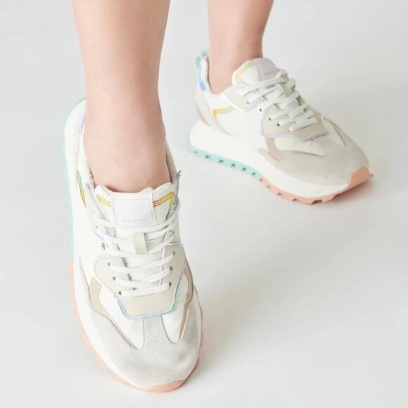 NEW Dolce Vita Reuben Platform Sneakers - Suede For Women 563sn - Picture 4 of 11